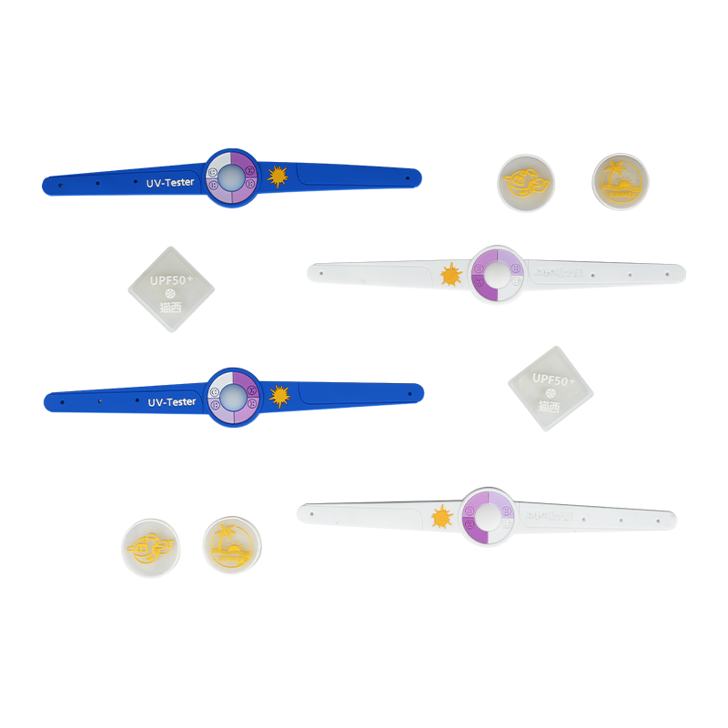 Molde 3D feito de PVC e material de silicone com marcações de várias cores