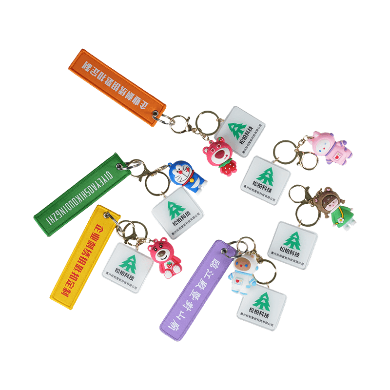 Chaveiros / porta-chaves moldados em PVC macio e silicone 3D